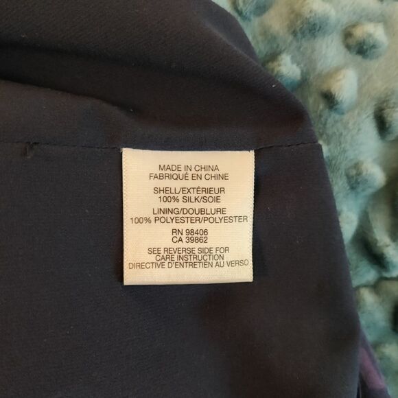 THEORY silk long sleeved shift dress euc size 4 - Picture 4 of 6
